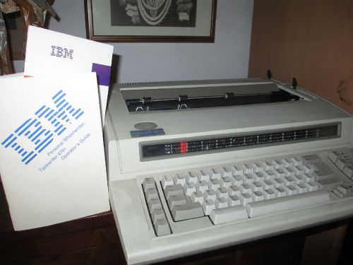 IBM 6781 personal typewriter &amp; owners manual