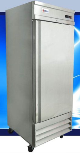 Omcan fr-cn-0737 21cf 1-door 29&#034; stainless steel commercial reach-in freezer new for sale
