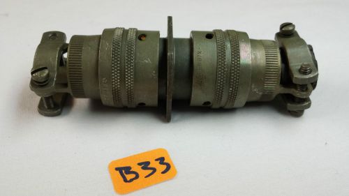 MATING CONNECTOR 10PIN  CANNON AMPHENOL MS3102A-18-1S MS3108A-18-1P LOT:B37