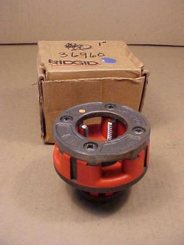 NEW RIDGID OOR 1” HS Pipe Die Head Complete 36960 High Speed In Box Threader