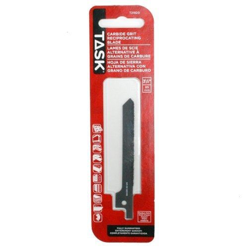 Task Tools T21820 Tungsten Carbide Reciprocating Saw Blade for Iron, Plastic,
