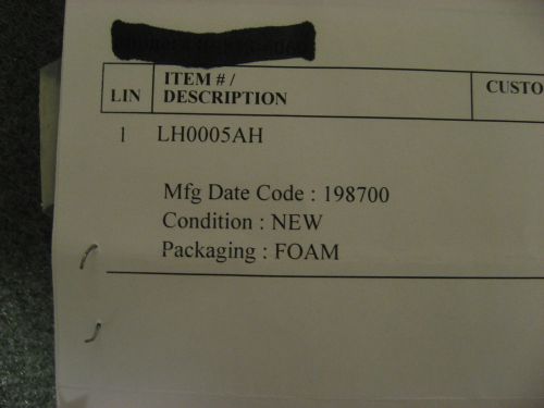 LH0005AH, Operational Amplifier - Lot of 10