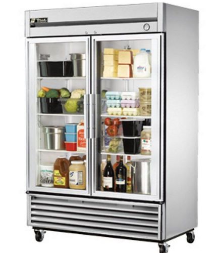 True ts-49fg glass (2)door reach-in freezer free shipping!! for sale