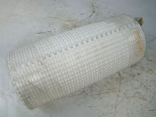 Habasit conveyor belt 17.1&#034; x 10&#039; flat top polypropylene white m1220 for sale