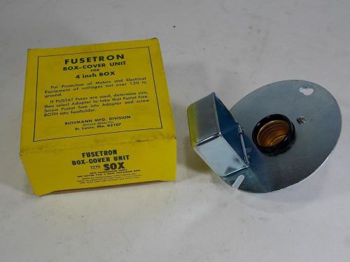NEW FUSETRON BOX COVER UNIT FOR 4&#034; BOX TYPE SOX
