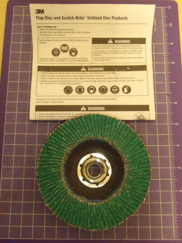 Box of Ten: 3M Flap Disc 577F, T27 Giant 4-1/2&#034;, Grade 36, 5/8-11 Arbor !77B!