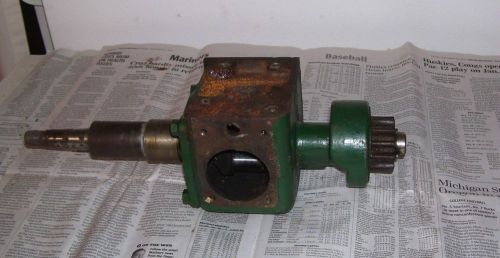 Maytag model 92 hit &amp; miss   crankshaft &amp; housing with starter gear #1