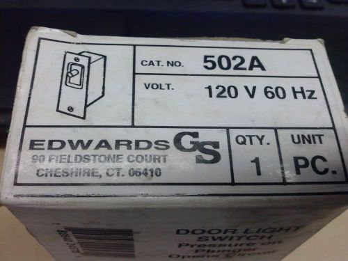 Edwards 502a door light switch for sale