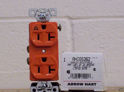 11 AAROW HART  ISOLATED GROUND RECEPTACLES # IG5362