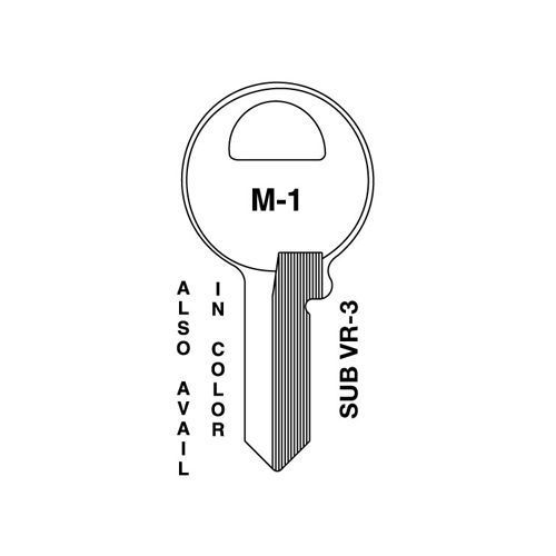 Key blank,master (m7000) 10/bg for sale