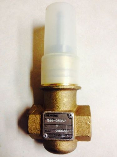 Siemens- Product #599-03057- 1/2&#034; Bronze 2-Way Valve - NEW ITEM