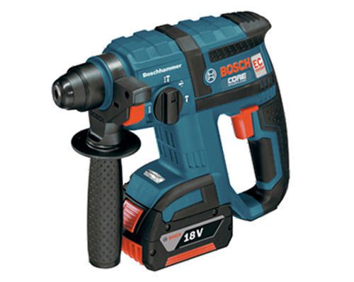 BOSCH RHH181-01 18V 3/4&#034; Rotary Hammer with (2) 2.0 Ah Batteries and Charger
