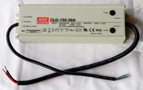 MEAN WELL - CLG-150-36A AC / DC POWER SUPPLY 36V 4.2A 150W LED CREE ADJUSTABLE