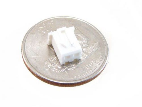 2 Pins 2P XH2.54 2.54mm Housing Connector - White - Pack of 100