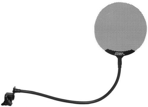 NEW! STEDMAN PS101 4.6&#034; MICROPHONE POP SCREEN FILTER PS 101 20&#034; INCH CLAMP ARM