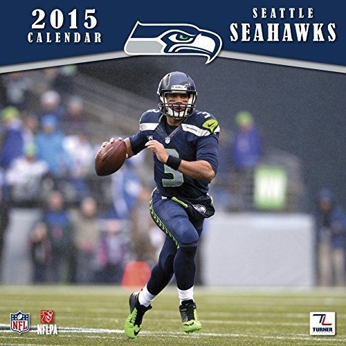 Turner Perfect Timing 2015 Seattle Seahawks Team Wall Calendar, 12 x 12 Inches