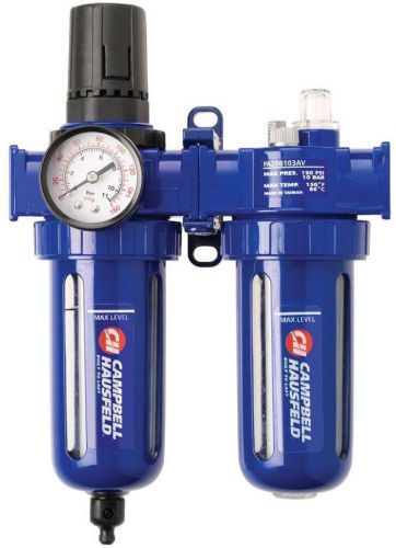 General-Purpose Air Filter and Compressor Pressure Regulator w/ Mounting Bracket