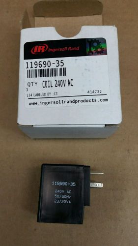 NEW INGERSOLL RAND 119690-35 COIL SOLENOID 240 VAC