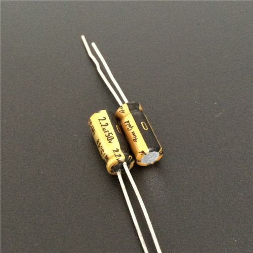 50pcs 50v2.2uf 50v nichicon fg muse capacitor 5x11mm finegold for audio for sale