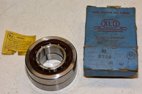 Matched Pair XLO 90 Excello 33 Thread Grinder High Precision Spindle Bearing NOS