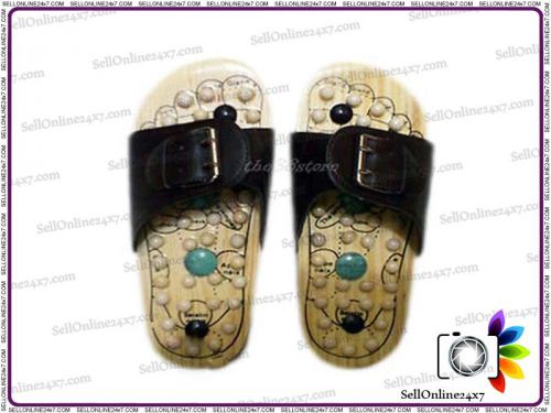 Feet Slipper Acu.Wooden Foot Sandal Chinese Acupuncture Reflexology Massage
