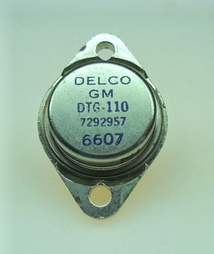 DTG-110,Case TO3, DELCO POWER TRANSISTOR. CODE 6607. Qty.1