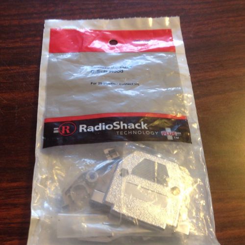 Shielded Metalized D-Sub Hood - For 25 Position Connectors - 276-1536