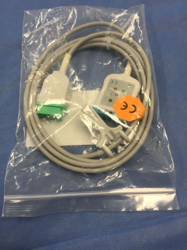 5 Leads ECG Trunk Cable For GE Marquette Eagle Dash Monitor, NEW , IN USA