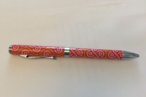 Jonathan Adler Ballpoint Ink Pen Orange Swirl