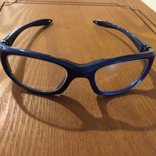 BLUE Wrap-Around X-ray Radiation Protection Lead Glasses - Model 9941BLUE