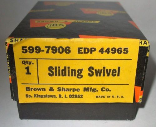 BROWN &amp; SHARPE 599-7906 SLIDING SWIVEL