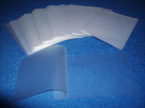 100  2-5/8 x 3-7/8&#034;  matte hot laminating laminator pouches military size  5 mil for sale