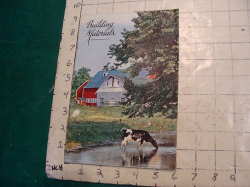 Vintage Catalog: building materials, 1955, 22pgs from Merrimack Paint, roofing,
