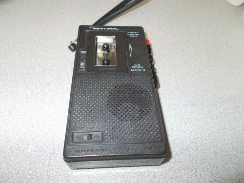 Realistic Micro-10 Micro Cassette Recorder 14-1016A