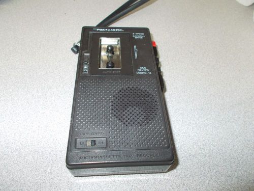 Realistic Micro-10 Micro Cassette Recorder 14-1016A