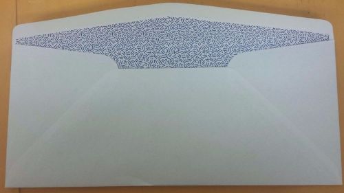 #10 Regular Envelope - Blue Inside Tint - #24 White (4 1/8 x 9 1/2)  Box of 500