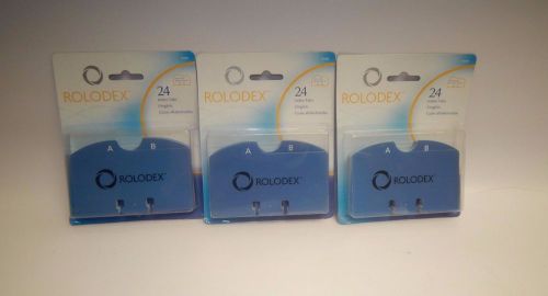 Lot of 3 Rolodex A to Z Index Tabs  (67636) New