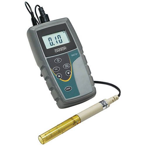 Oakton wd-35604-41 eutech salt 6+ salinity meter with probe, nist for sale