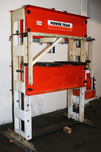 150 ton 13&#034; strk otc spe-150/13-ds h-frame hydraulic press, double acting / elec for sale