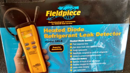 Fieldpiece srl8 heated diode refrigerant leak detector for sale