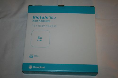 Coloplast Biatain Ibu Non Adhhesive 15x15cm 6x6in REF4115 (1 Box of 5 pcs)
