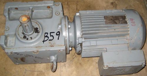 SEW EURO DRIVE , # S60DT100L-4 , 3.7 KW  , (NO GEAR TAG) USED