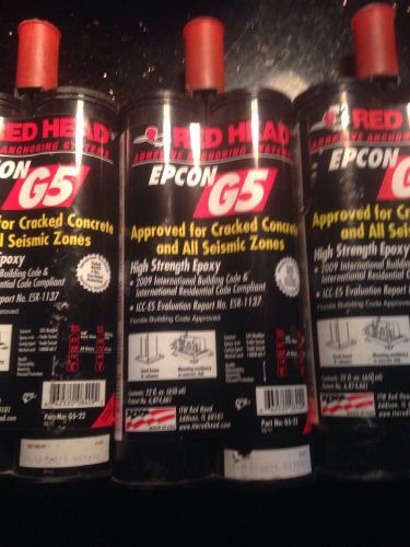 Red Head Anchoring Adhesive G5 Epoxy. LESS THAN $9.00 EACH!! GREAT DEAL!