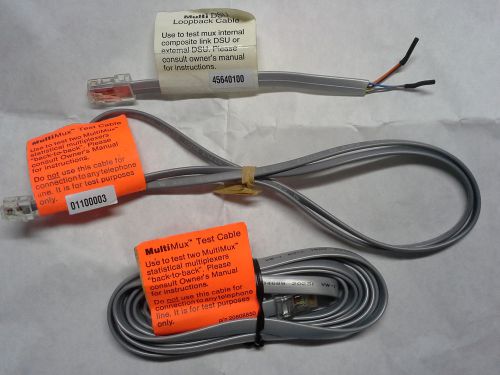 MULTI-TECH MULTIPLEXER TEST CABLES-SET OF THREE