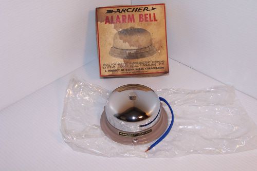 VINTAGE ARCHER ELECTRIC ALARM BELL DOOR SIGNALING 117 VAC 273-020 NOS