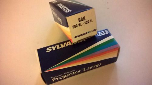 Two of Sylvania Projector Lamp BCK 120V 500W