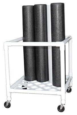Upright storage rack for cando foam roller 24&#034;w x 34&#034;d x30&#034;h  1 ea for sale