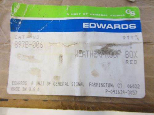 EDWARDS 897B-006 WEATHERPROOF BOX