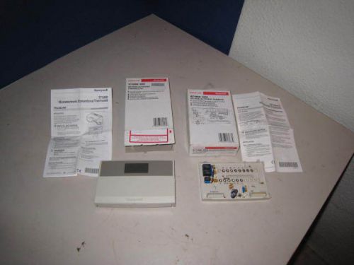 Honeywell t7100d 1001 &amp; q7100a 1010 thermostat &amp; base for sale