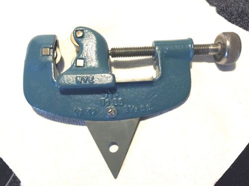 Vintage NYE No. 25 pipe / Tube cutter 1/2 to 2-1/8